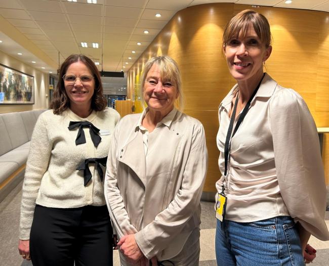 Erica Sandlund professor i engelska Christina Olin-Scheller professor i litteraturvetenskapens didaktik och pedagogiskt arbete och Stina Lindgren adjunkt i svenska som andraspråk