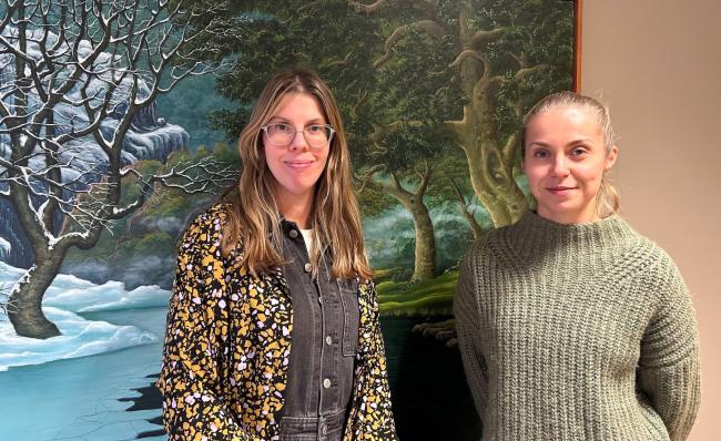 Maria Jonsson och Linda Magnusson lärare